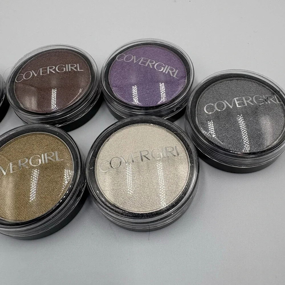 Lot Of 7 CoverGirl Flamed Out Shadow Pot‎ Eye Shadow Various Colors